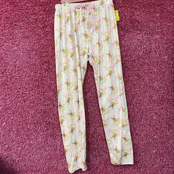 Nickelodeon SpongeBob SquarePants Rainbow Sleep Lounge Pajama XL - Picture 3 of 4